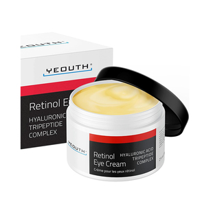 日本代购 YEOUTH视黄醇夜间眼霜 含透明质酸绿茶 护理眼周眼角60g