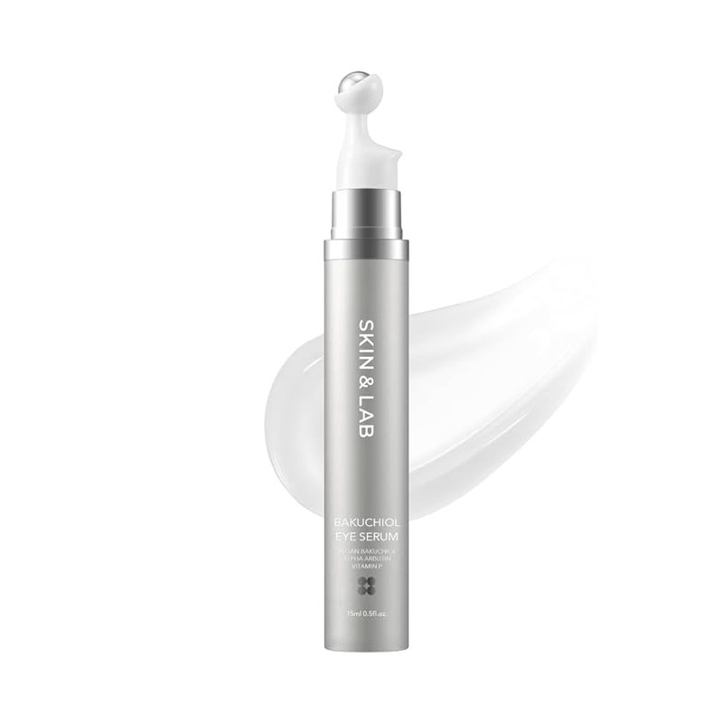 日本代购 SKIN&LAB眼霜 巴克提醇提亮肤色 滚动护理颈部嘴角15ml