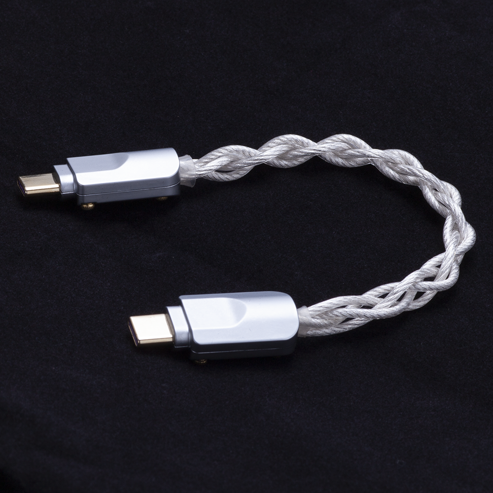 typec转typec小尾巴解码耳放声卡音频线otg转接线 便携解码耳机线