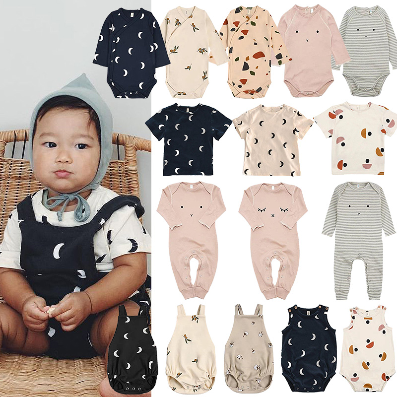 oz新款婴儿小童长短袖兔子背带裤