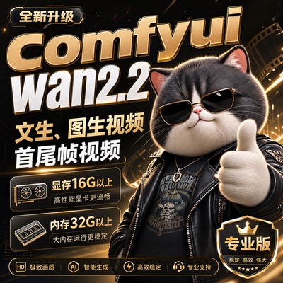 comfyui wan2.2工作流文生视频图生视频 AI漫剧工作流 AI视频短剧