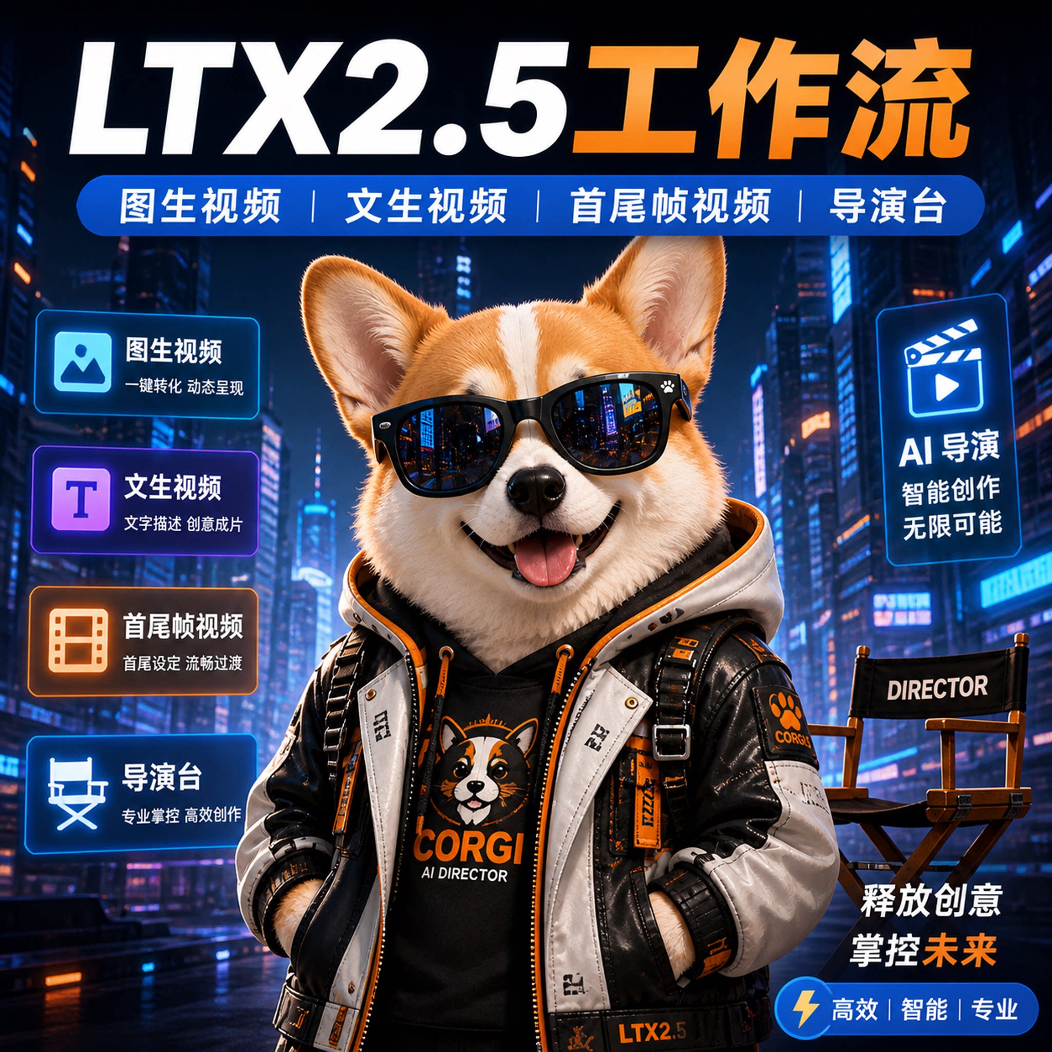 ltx2.5工作流图生视频首尾帧