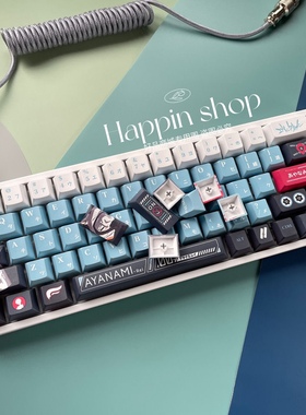 EVA系列绫波丽PBT热升华零号机二四六八号机原厂XDA动漫联名键帽