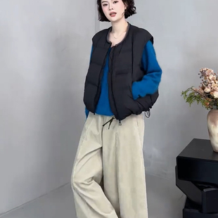 背心修身 马甲女轻薄秋冬短款 百搭贴身马夹外套 运动时尚 2025新款