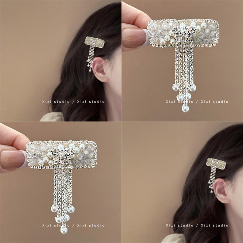 法式千金！珍珠水钻流苏发夹！新中式刘海夹旅行发卡民族风侧边夹,户外/登山/野营/旅行用品,旅行发卡,淘宝优惠券,粉丝福利购,淘宝优惠卷