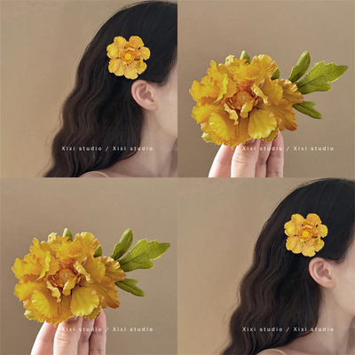 仙女落泪！氛围感花朵发夹！