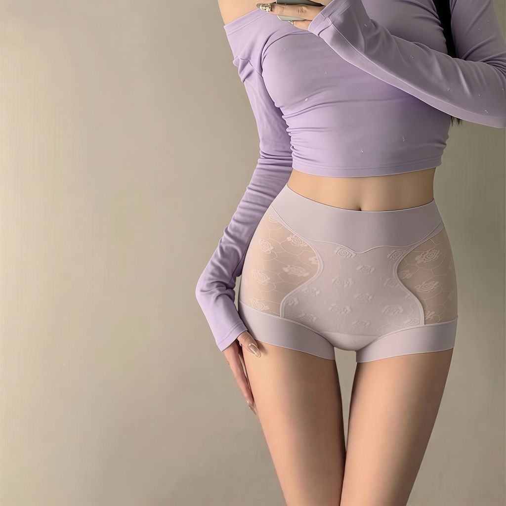 韩系高腰收腹内裤女高颜