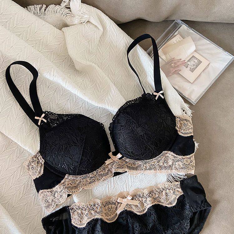 日系内衣女小胸聚拢加厚