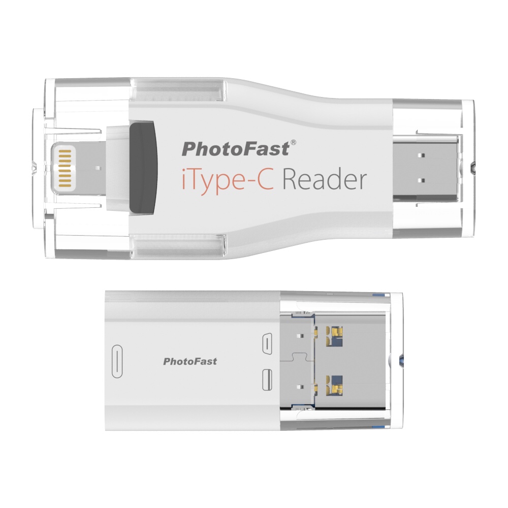 PhotoFast iType-C Reader microSD 讀卡機(贈64G記憶卡)