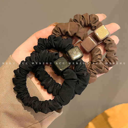 简约高弹力大肠发圈女高级感