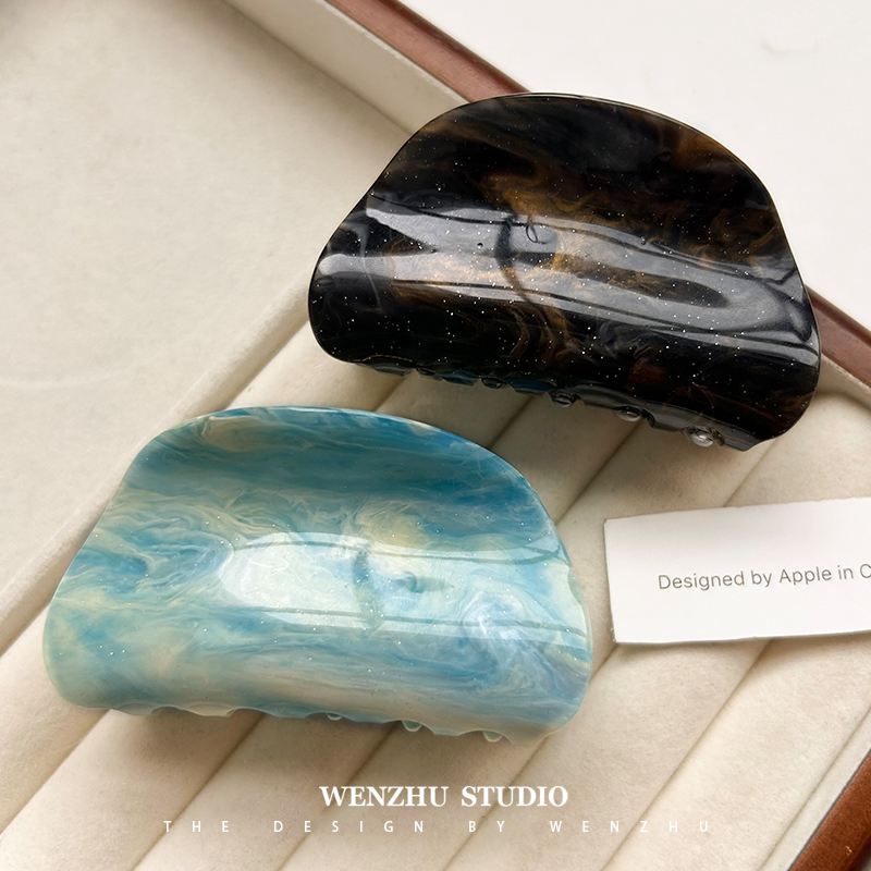 抓夹日韩高级感醋酸夹子