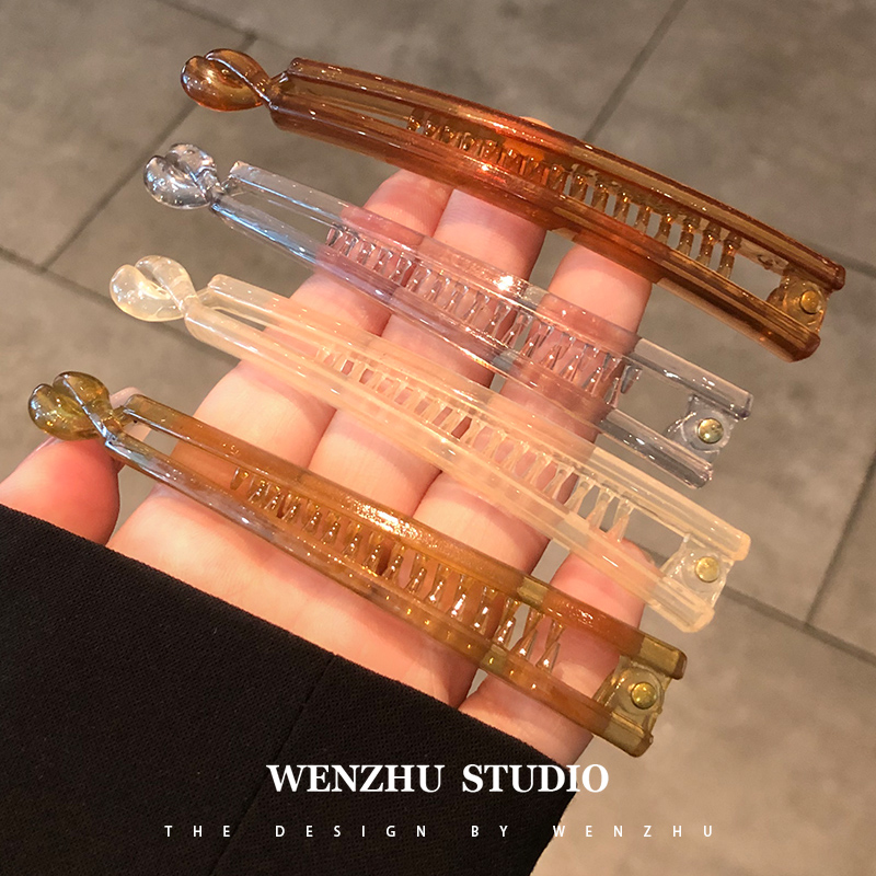 香蕉夹竖夹韩版简约气质时尚