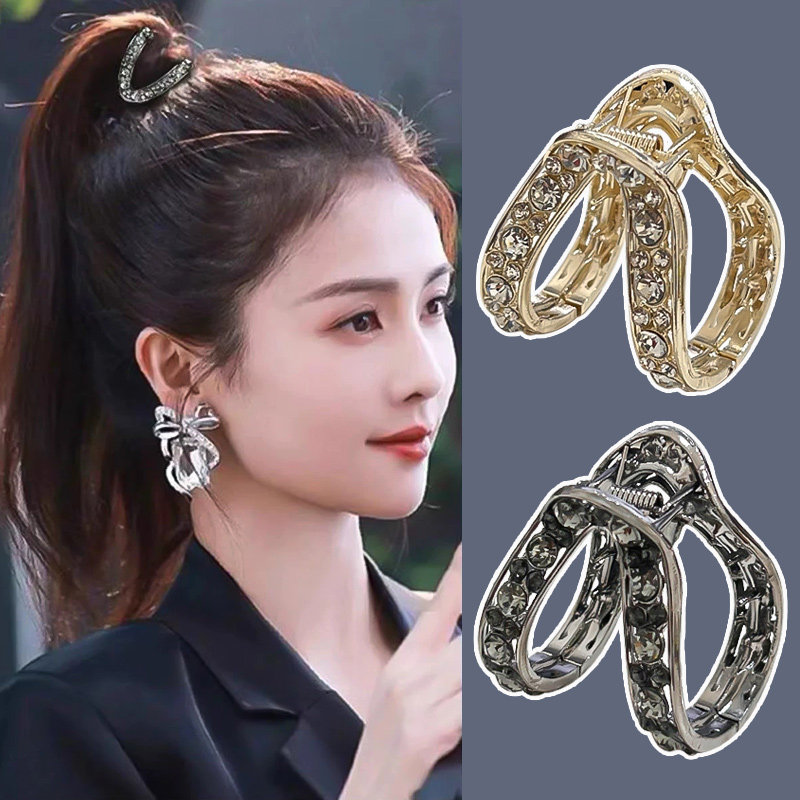 高马尾固定抓夹时尚气质