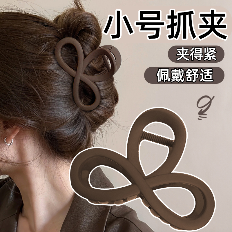 发量少的抓夹女2024新款高级感