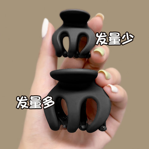 满足所有发量丸子头高马尾抓夹