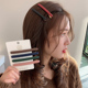 长发夹八字刘海2025一字夹女前额侧边头发夹子头饰后脑勺高端发卡
