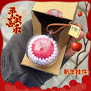 平安喜乐新年仿真苹果挂件包包挂饰高级感小众可爱钥匙扣夸年礼物