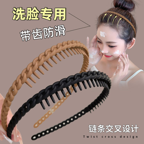 新款洗脸发箍碎发神器