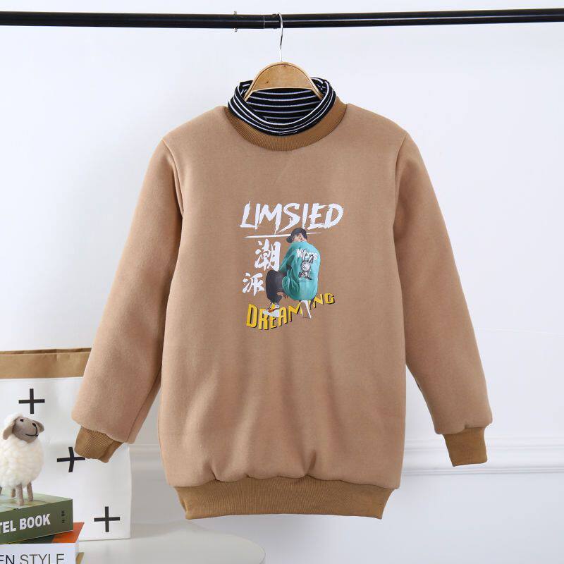 儿童棉服男童冬特厚卫衣