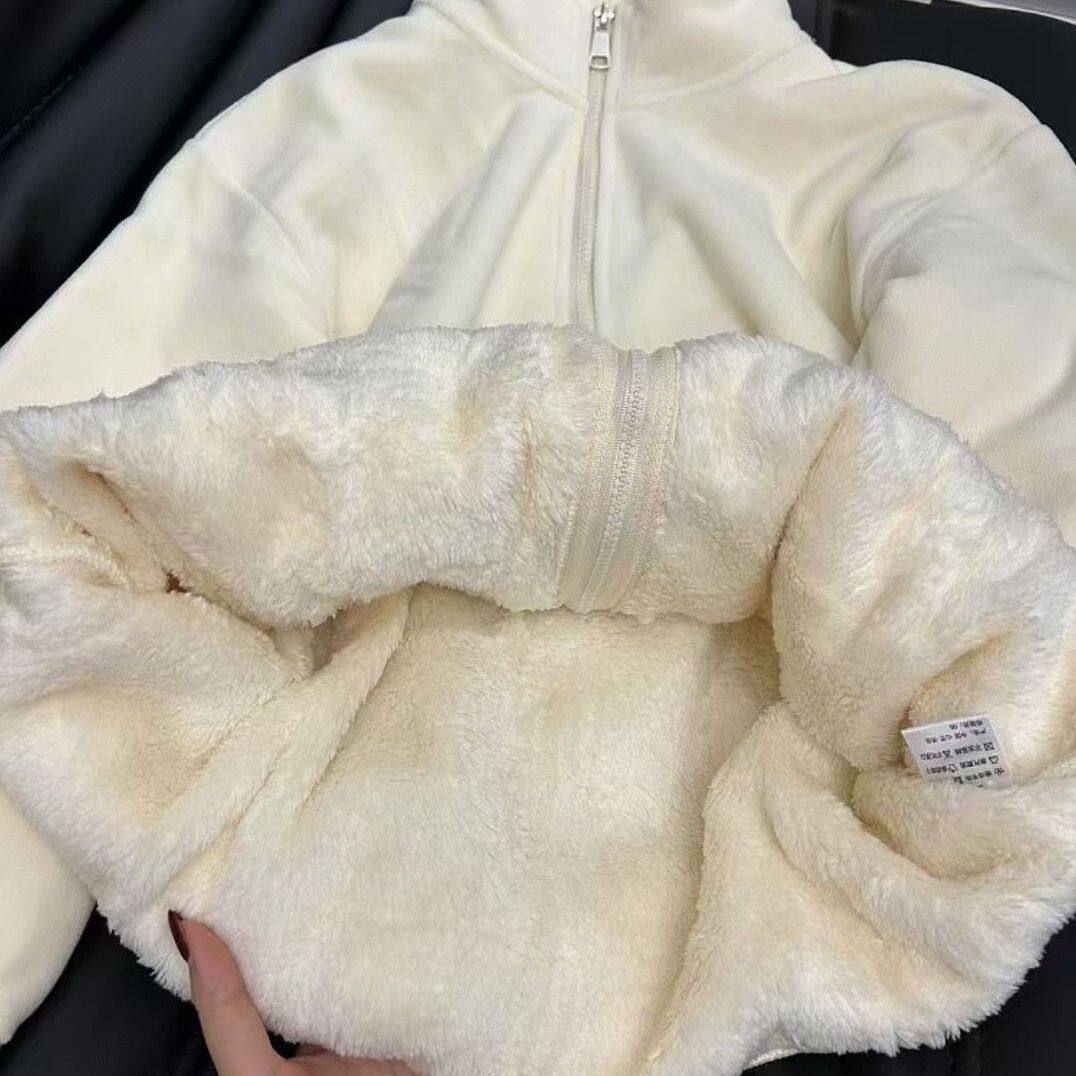 女童内搭摇粒绒巨好看厚