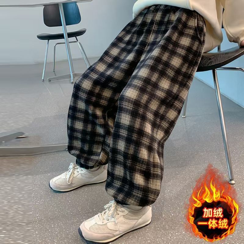 女童加绒裤子2026新款儿