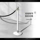 君铎 白金昆仑迎宾柱挂绳礼宾杆高端酒店一米线栏杆展厅隔离围栏