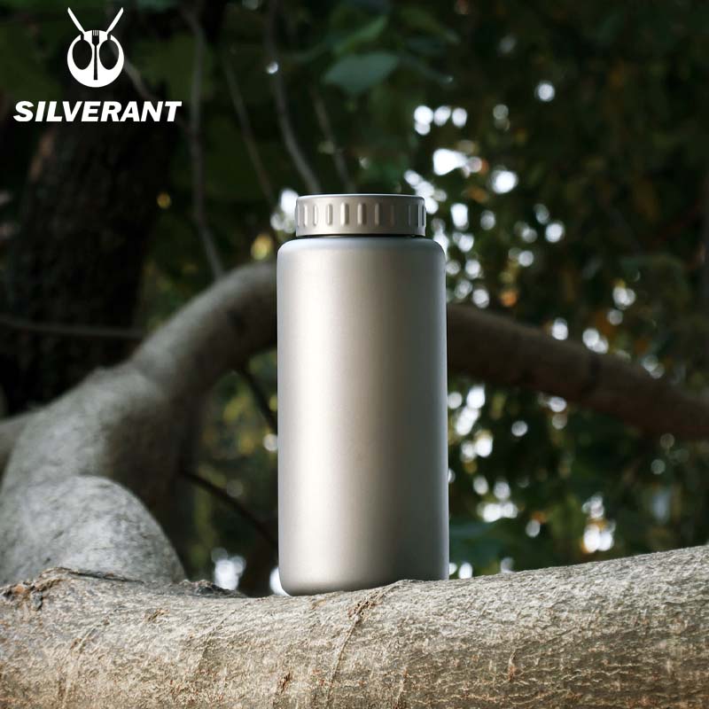 银蚁户外纯钛大容量水瓶