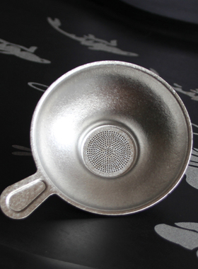 Silverant银蚁纯钛细孔高密度茶漏茶滤过滤网泡茶道配件0.5MM孔径