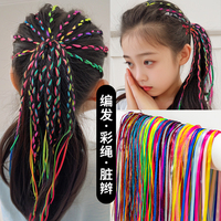 六一表演吸引全場(chǎng)~彩色編發(fā)發(fā)繩
