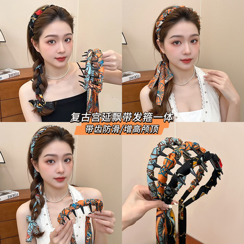 哦莫!这个飘带发箍上头真的好看