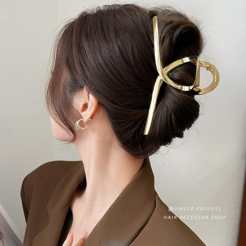 发量多质量好金属抓夹超大号发夹