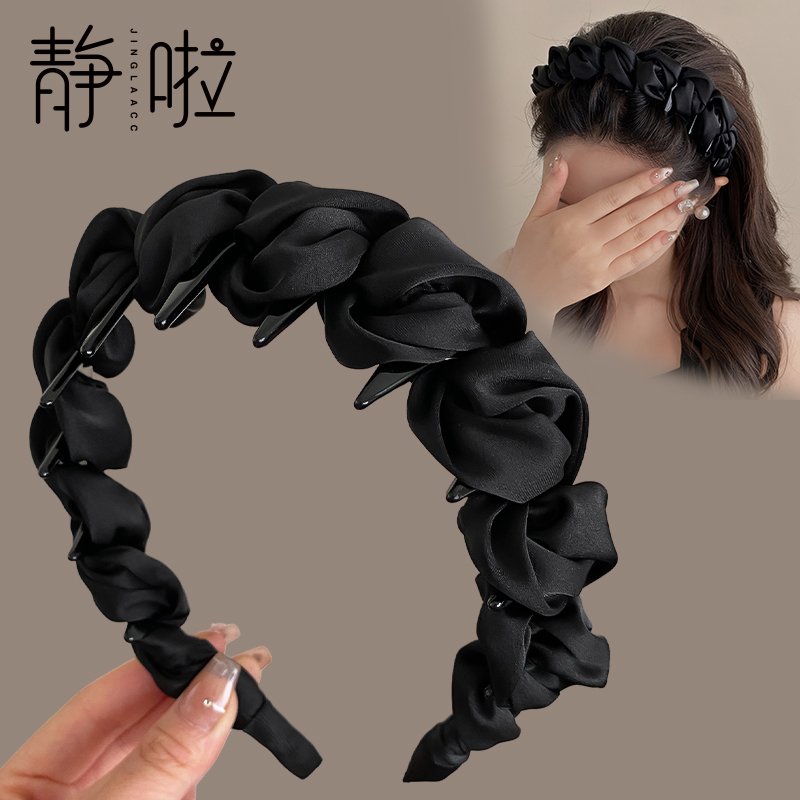 高颅顶显脸小的蓬松泡泡发箍!
