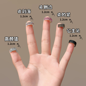 圆形金属小发扣刘海发夹女2026新款 前额侧边夹高级感发卡夹子头饰