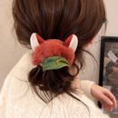 疯狂动物城朱迪尼克毛绒大肠发圈头绳2025新款 扎头发绳女秋冬发饰