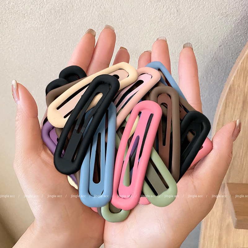 糖果发夹无痕侧边夹碎发边夹bb