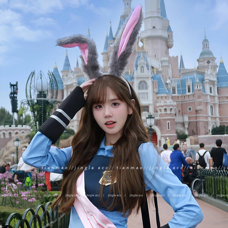 太可爱啦！我的兔子警官发箍