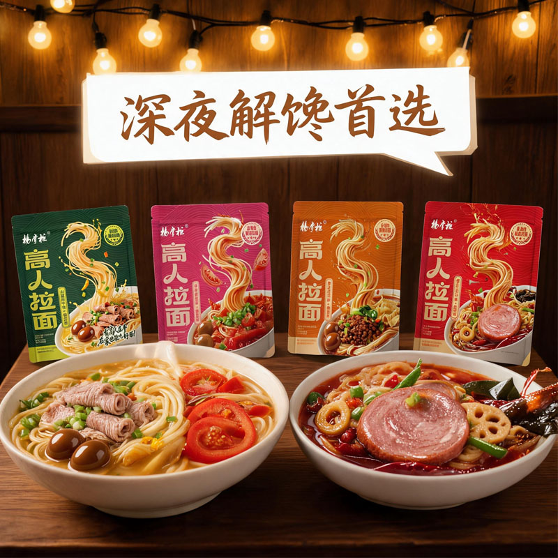 杨掌柜高人拉面速食袋装泡面图片