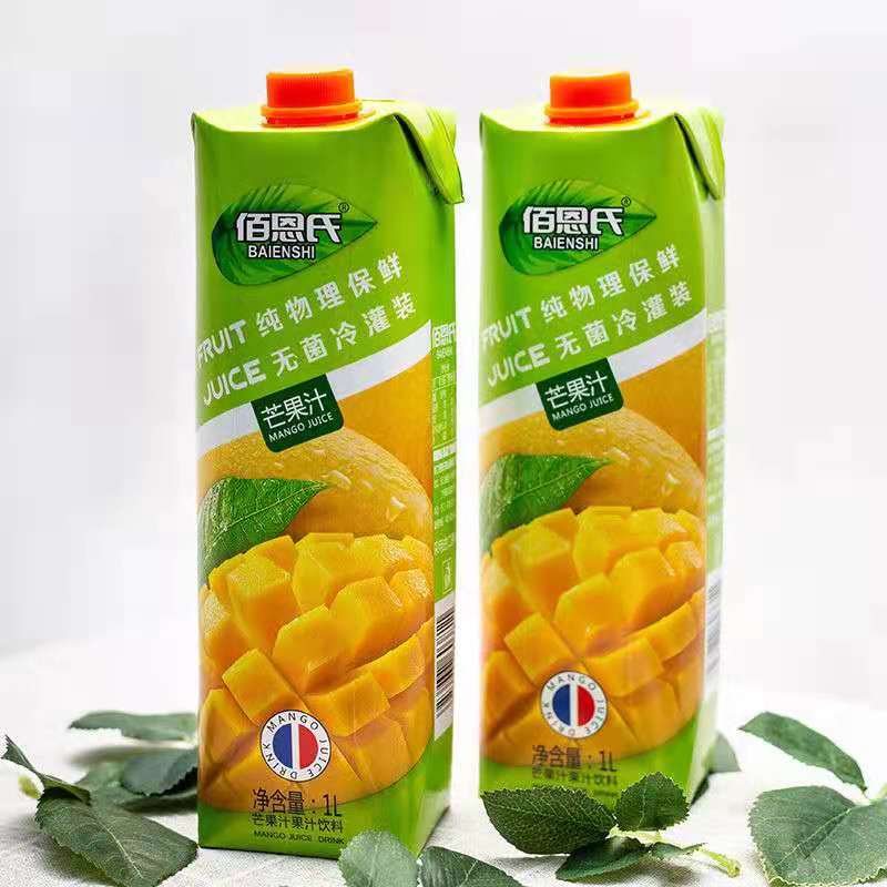 佰恩氏芒果汁1升大瓶装红豆
