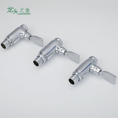 脚踩式冲水阀全铜立式脚踏冲洗阀便池冲水阀直筒大便冲水器脚