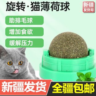 包邮 新疆发货猫咪玩具木天蓼球磨牙猫薄荷球猫玩具球自嗨猫咪用品