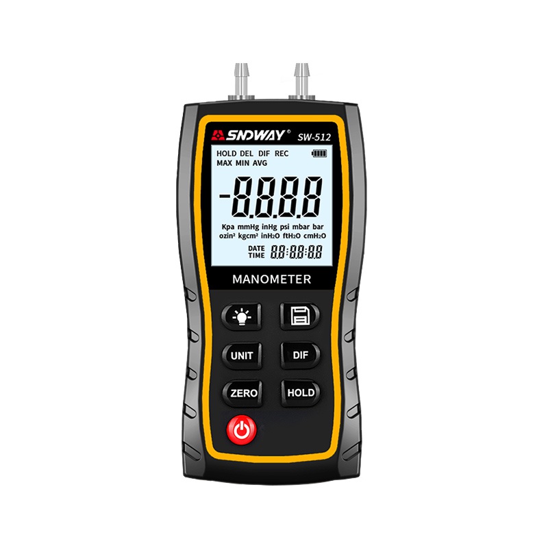 深达威差压计手持数显压差s表微压计SW-512数字压差计正负压力检