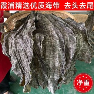 去头去尾霞浦优质海带中间段海带中段日晒特厚干货批发便宜无添加