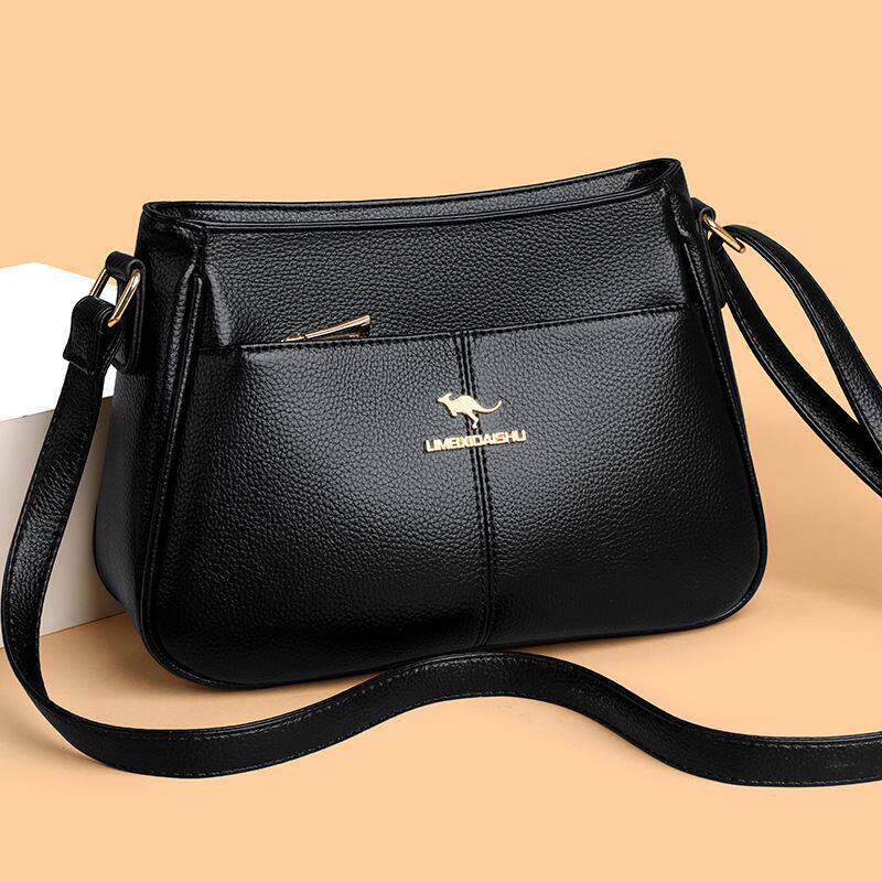 熙茉商贸大容量单肩包2026秋冬新款女士包包百搭软皮中年斜挎包a1