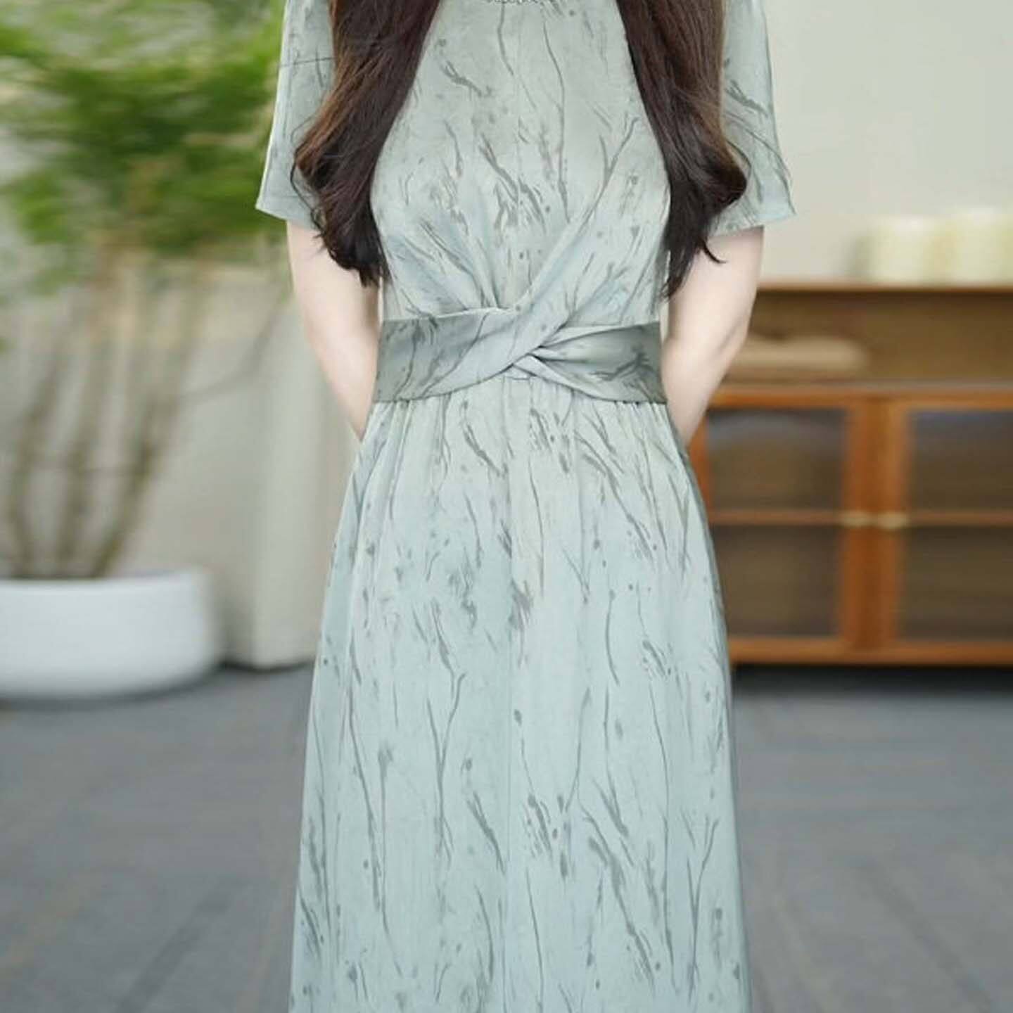 真值良品女装2026新款轻奢连衣裙夏季高级感洋气裙子时尚名媛长a3
