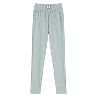 冰丝九分哈伦裤女夏天2026新款中年妈妈裤子胖mm大码女裤夏季薄款