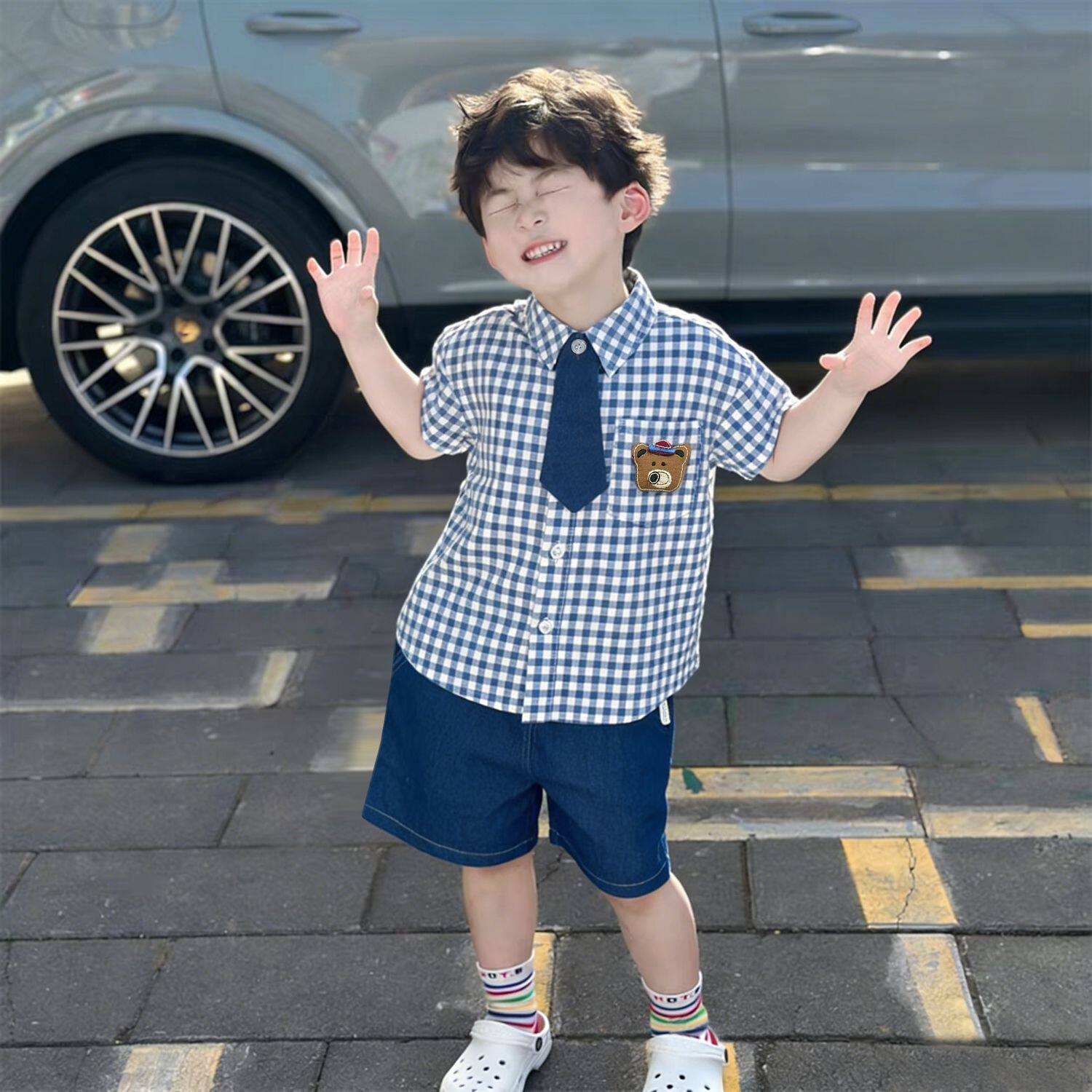 安阳童装宝宝套装男童2件