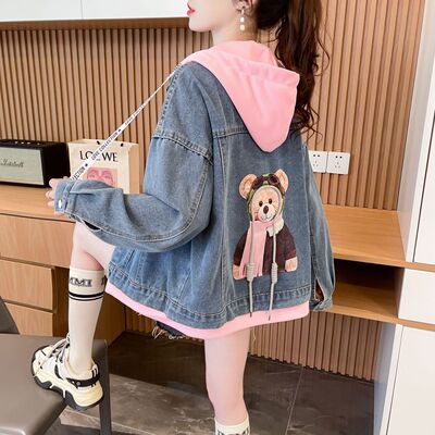 牛仔外套少女春秋装2025