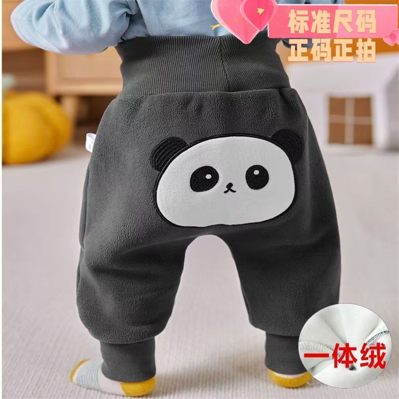 婴幼儿加绒加厚裤子宝宝