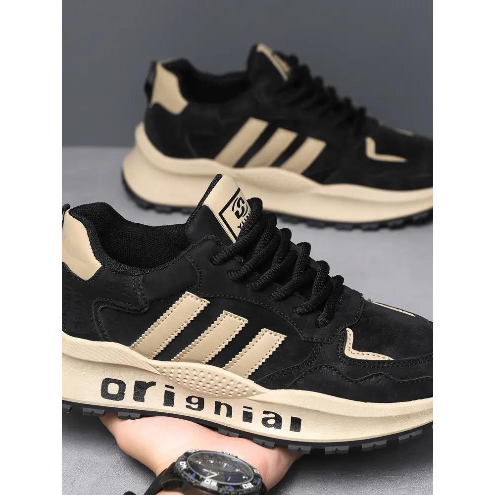 义薄云天男鞋秋冬保暖时尚软底一脚蹬防滑耐磨厚底阿甘潮流男a92