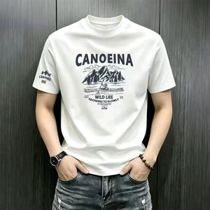 恒清精品男装高档韩版帅气休闲风男士短袖T恤百搭潮流简约半袖a5